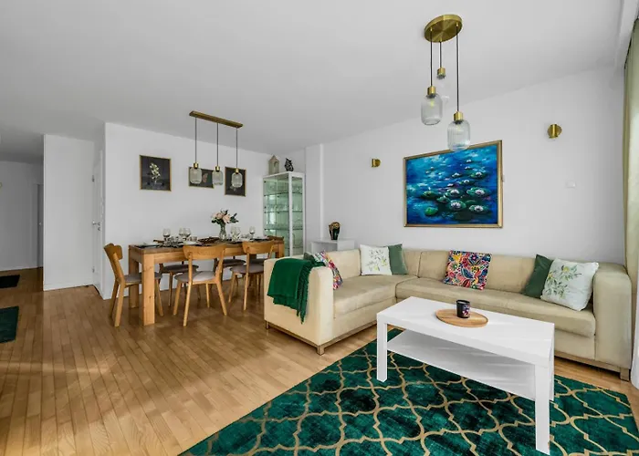 Warszawa Szczesliwice Apartment - Home Office, Balcony And Parking - By Rentujemy
